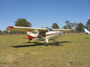 This aircraft was the pick of the month that flew into our December fly-in