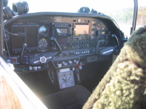 Charlie & Ellen's 'Tiger' cockpit...any pilots dream!!