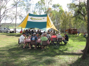 Our Marquee at the BP fly in was bulging with people who thoroughly enjoyed the weekend