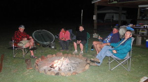 THE CAMPFIRE FRIDAY NIGHT WAS A GOOD PLACE TO SHARE SOME STORIES