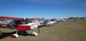 Quite a few Burnett Flyers attended the re-opening of the Gayndah airport